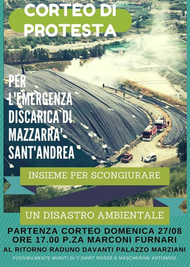 emergenza discarica mazzarrà